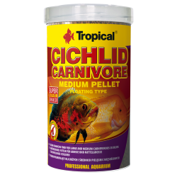 Cichlid Carnivore Medium Pelletzip lock sachet 250g