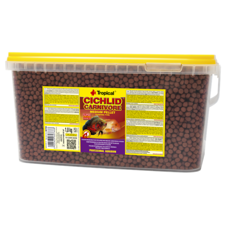 Cichlid Carnivore Medium Pellet 5l / 1,8kg