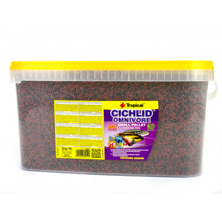 Cichlid Omnivore Small Pellet 10l / 3,6kg