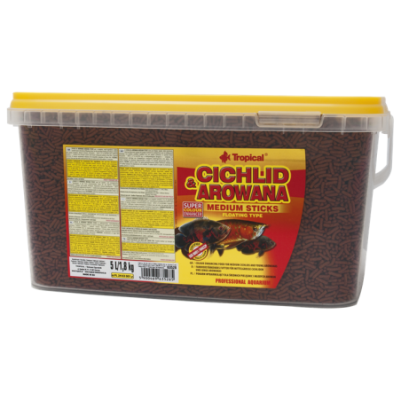 Cichlid&Arowana Medium Sticks 10l / 3,6kg