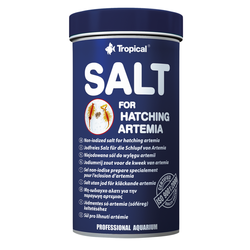 Salt for hatching artemia  250ml / 300g
