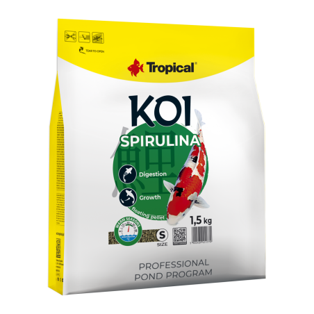 Koi Spirulina Pellet Size S 5l/1,5kg