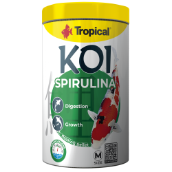 Koi Spirulina Pellet Size M 1000ml/320g
