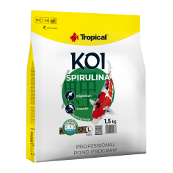 Koi Spirulina Pellet Size L 5l/1,5kg