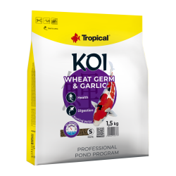 Koi Wheat Germ&Garlic Pellet Size S  5l/1,5kg
