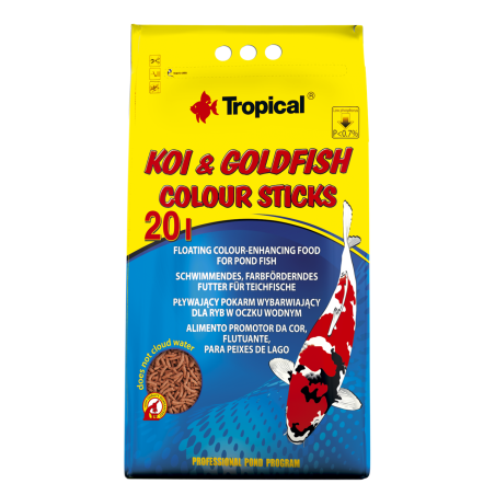 Koi&Goldfish Colour Sticks 20l/1600g
