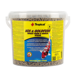 Koi&Goldfish Wheat Germ&Garlic Sticks 5l / 430g