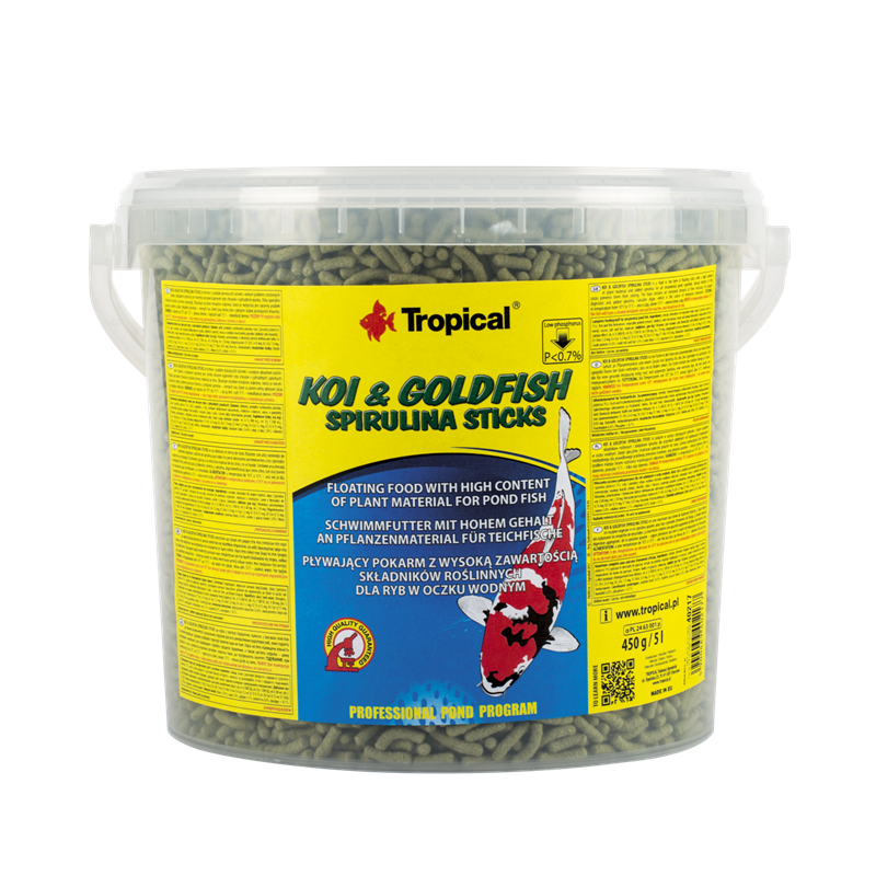 Koi&Goldfish Spirulina Sticks 21l / 1600g