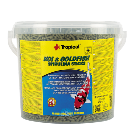 Koi&Goldfish Spirulina Sticks 5l / 430g