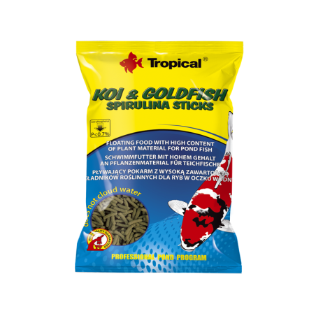 Koi&Goldfish Spirulina Sticks 1l / 90g